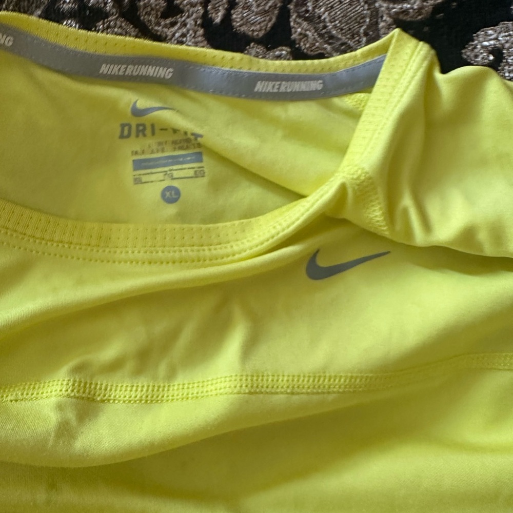 Nike Women's Long Sleeve Tee - Yellow